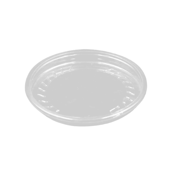 PakMax 117mm PET Deli Container Outer-fit Flat Lid OF-117C-PET-LID - Whisk Hospitality - OF-117C-PET-LID