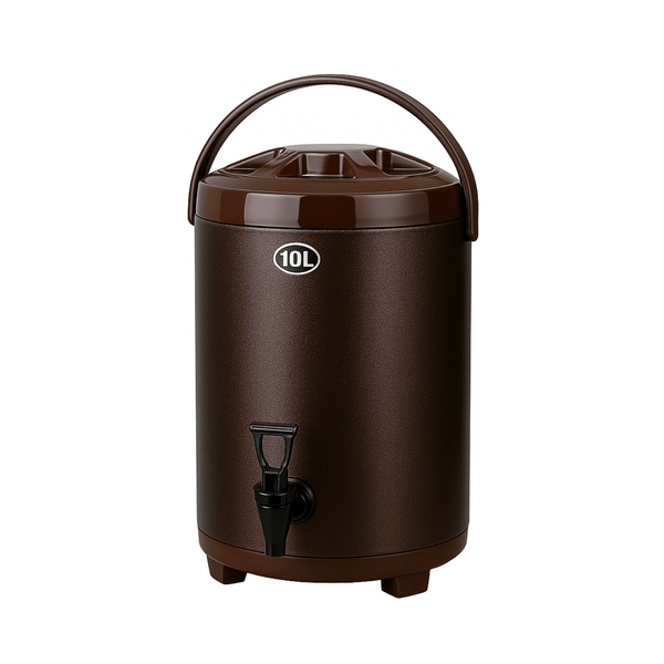 Drink Dispenser - S/S - Brown - 10L - Whisk Hospitality - 78238