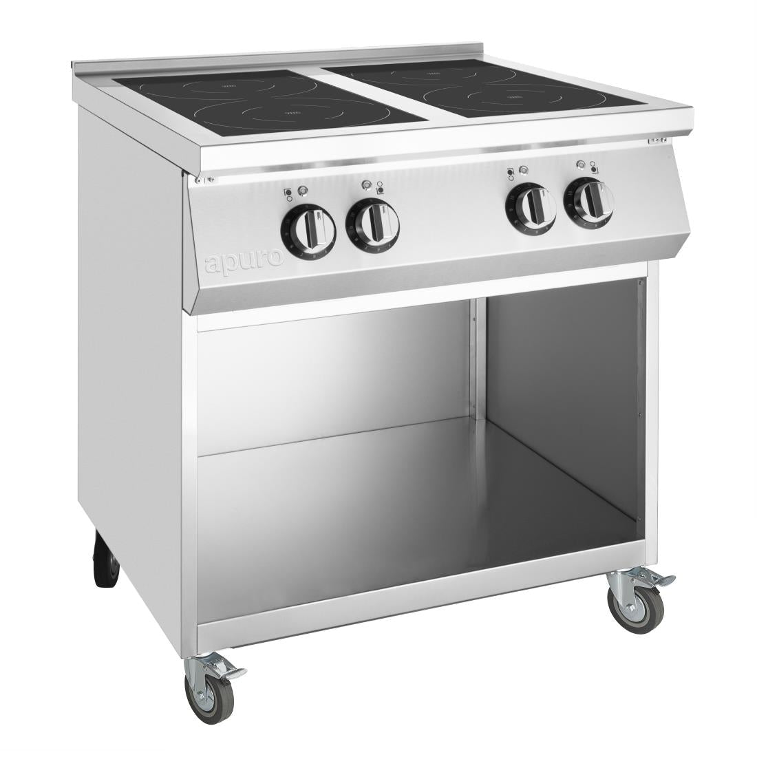 Apuro Freestanding 4 Zone Induction Cooker CU488 - A - Whisk Hospitality - CU488-A