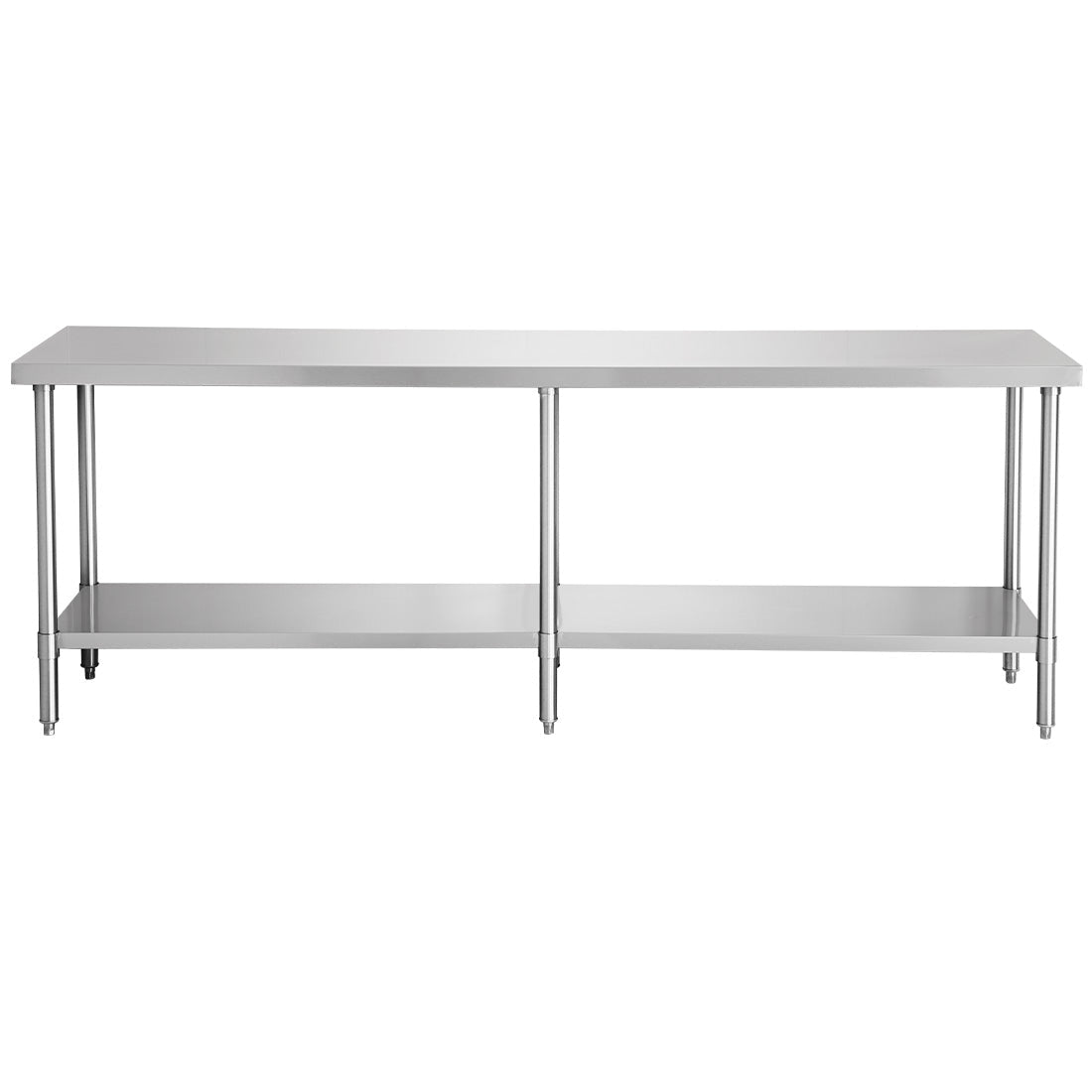 Modular System Stainless Steel Workbench - WB6 - 2400/A - Whisk Hospitality - WB6-2400/A