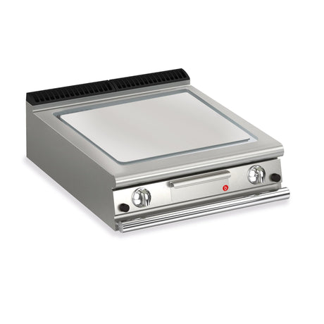 BARON 2 Burner Gas Fry Top With Smooth Mild Steel Plate - Whisk Hospitality - Q70SFT/G800