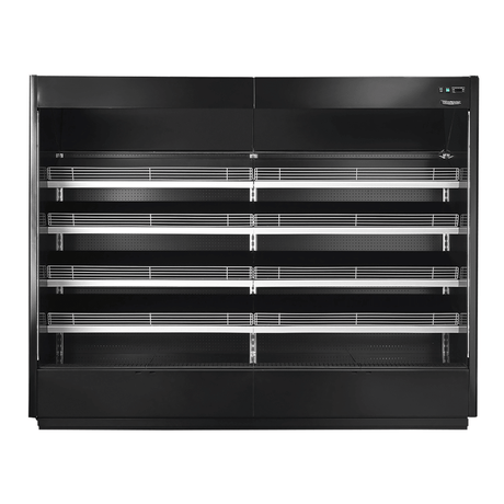Tecondom Stromboli Supermarket Remote Display with Night Blind TDST90 - CA - 187B - Whisk Hospitality - TDST90-CA-187B