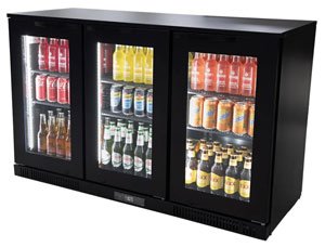 Airex AXR.MEBBC.3D 3 Door Back Bar Fridge - Whisk Hospitality - 3PA-7688-STO-AXR.MEBBC.3D