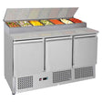 Thermaster GNS1300D Three Door Compact Salad Prep Top - Whisk Hospitality - GNS1300D