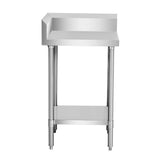 WBCB6 - 0600/A - Corner Workbench with 150mm Splashback & Undershelf - Whisk Hospitality - WBCB6-0600/A