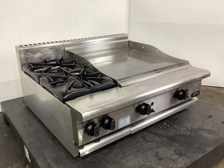 B&S VBT-SB2-GRP6 BM Griddle Cooktop Combo - Whisk Hospitality - 861212