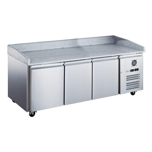 FED-X Three Door Standard Saladette On Castors XPZ3600TN - Whisk Hospitality - XPZ3600TN