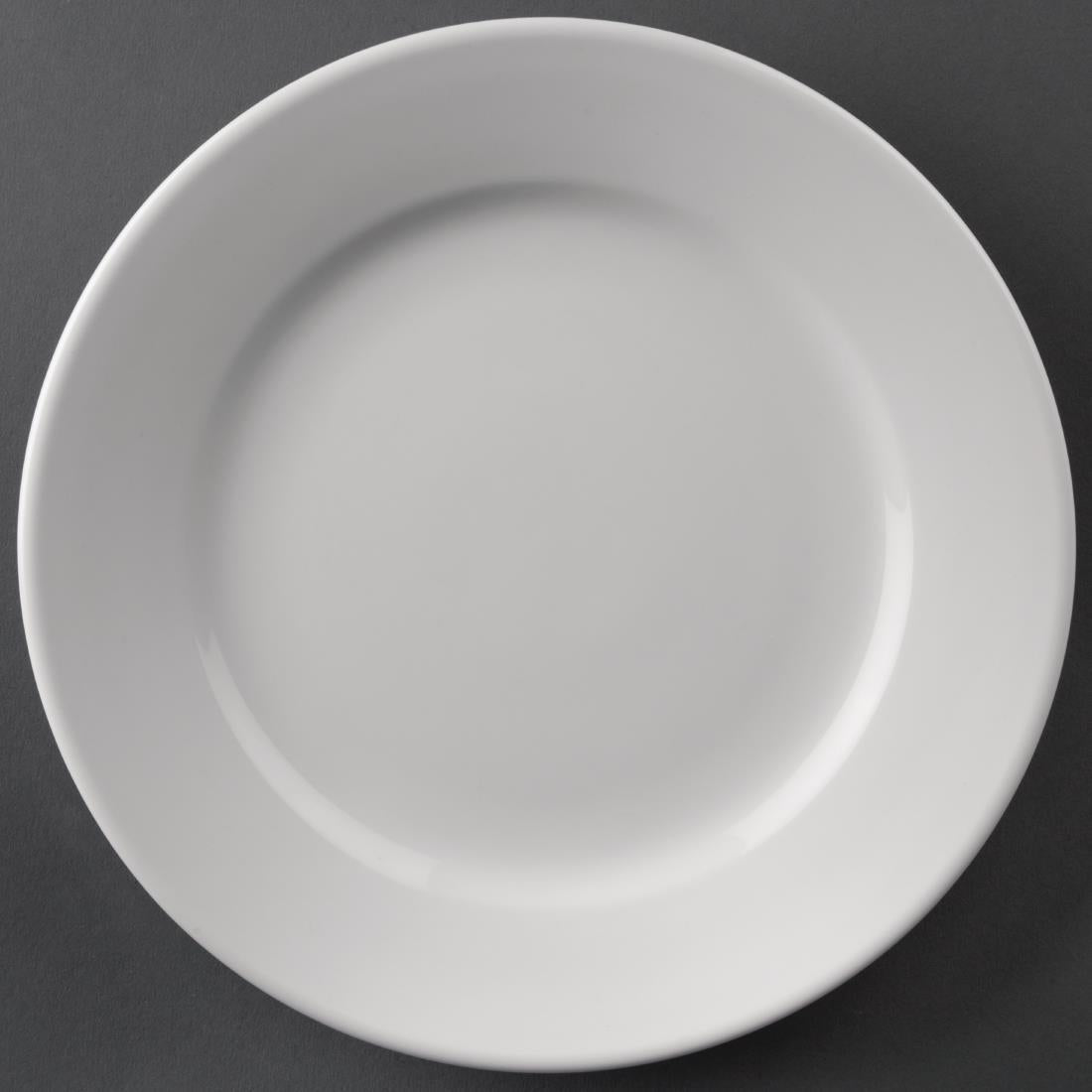 Olympia Athena Wide Rimmed Plate - 165mm (Box 12) CC206 - Whisk Hospitality - CC206