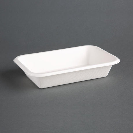 Fiesta Compostable Bagasse Tray - 16oz 8.5 x 5.5 (Pack 50) DW347 - Whisk Hospitality - DW347