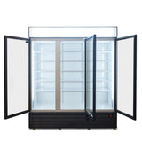 AG 1500L Triple Door Upright Display Fridge - Glass Door CU1500TNG - Whisk Hospitality - CU1500TNG
