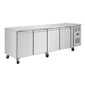 Polar U - Series Four Door Counter Fridge - 553Ltr UA049 - A - Whisk Hospitality - UA049-A