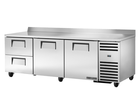 True Refrigeration Deep Worktop Counter Refrigerator 2 Drawers + 2 Solid Swing Doors - TWT - 93D - 2 - HC - Whisk Hospitality - TWT-93D-2-HC