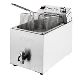 Apuro Single Electric Fryer with Timer - 8Ltr - 2.9kW CU620 - A - Whisk Hospitality - CU620-A