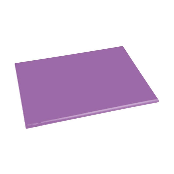 Hygiplas High Density Chopping Board Purple - 305x229x12mm FX100 - Whisk Hospitality - FX100