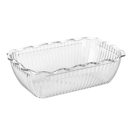 Olympia Kristallon Medium Salad Crock Clear SAN - 2Ltr HY136 - Whisk Hospitality - HY136