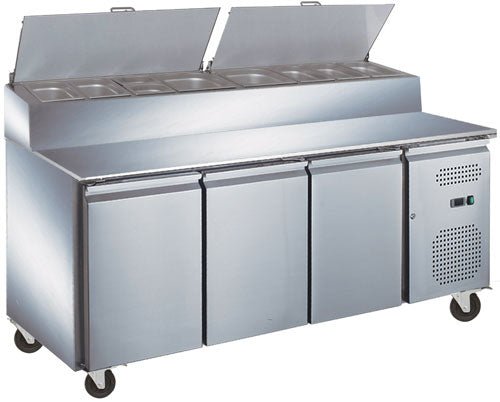 Exquisite Sandwich Pizza Prep Bench Fridge - MTC363H - Whisk Hospitality - MTC363H