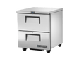True Refrigeration Undercounter Foodservice Refrigerator, 2 Drawers - TUC - 27D - 2 - HC - Whisk Hospitality - TUC-27D-2-HC