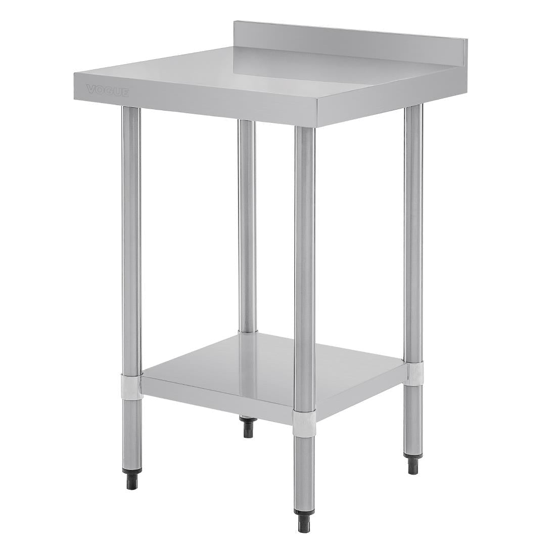 Vogue Table St/St - 600x600mm 23 1/2x23 1/2" (60mm Upstand) T379 - Whisk Hospitality - T379