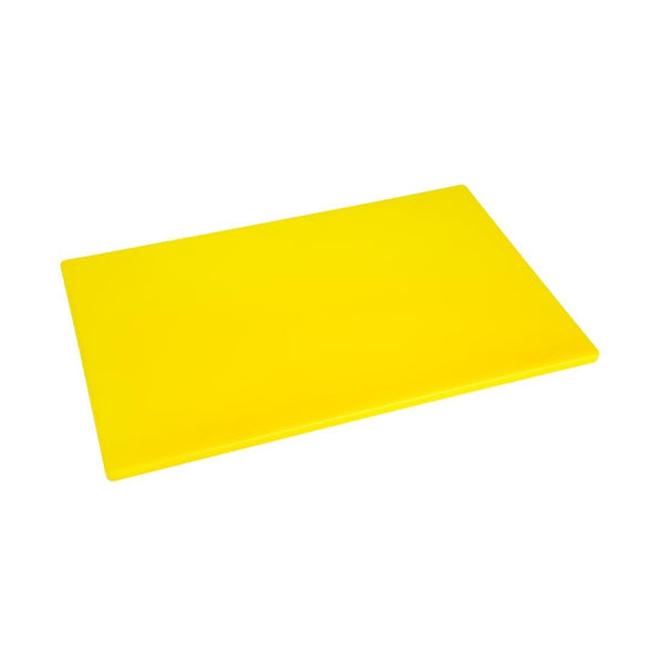 Hygiplas Antibacterial Low Density Chopping Board Yellow - 450x300x10mm HC861 - Whisk Hospitality - HC861