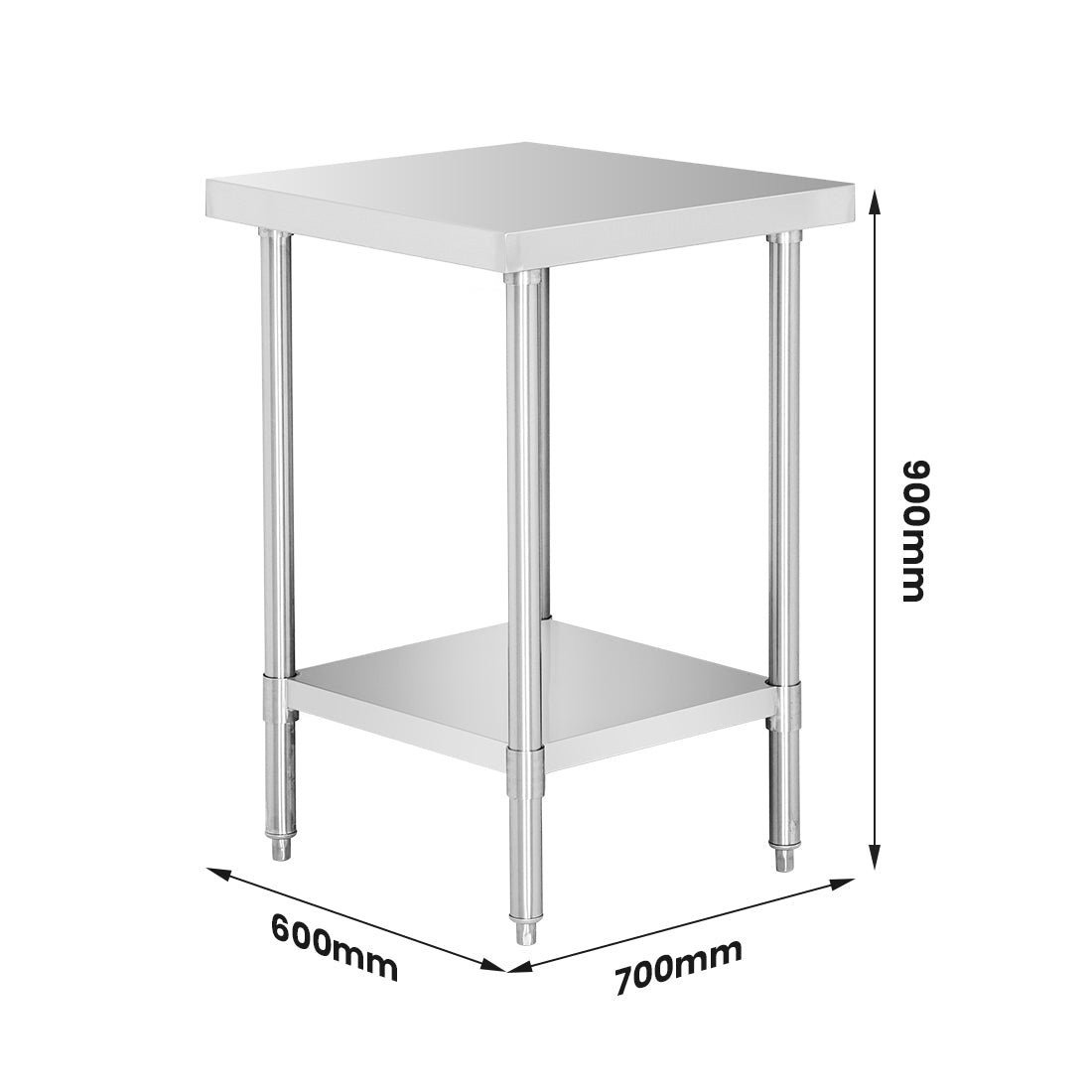 WB7-0600/A Stainless Steel Workbench - Whisk Hospitality - WB7-0600/A