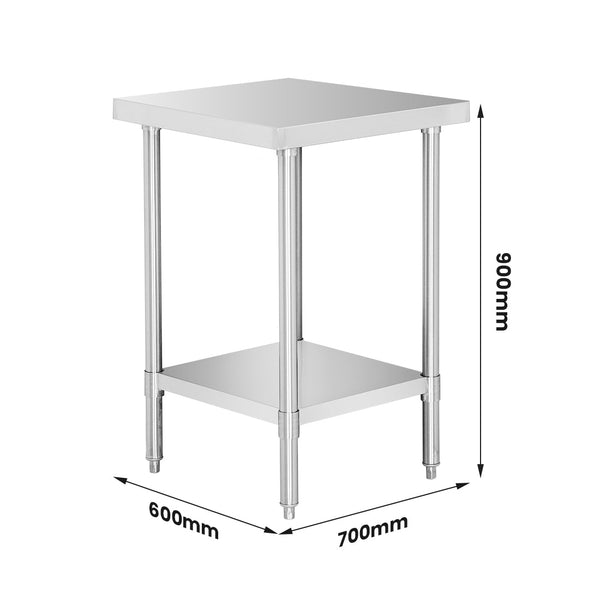WB7-0600/A Stainless Steel Workbench - Whisk Hospitality - WB7-0600/A