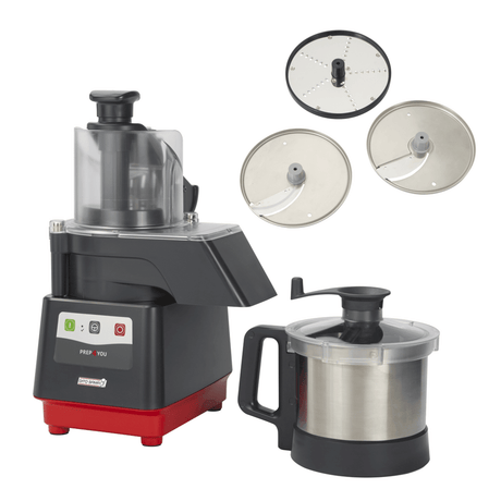 DITO SAMA PREP4YOU Combination Cutter/Slicer 1 Speed 3.6L Stainless Steel Bowl P4U - PS301S3 - Whisk Hospitality - P4U-PS301S3