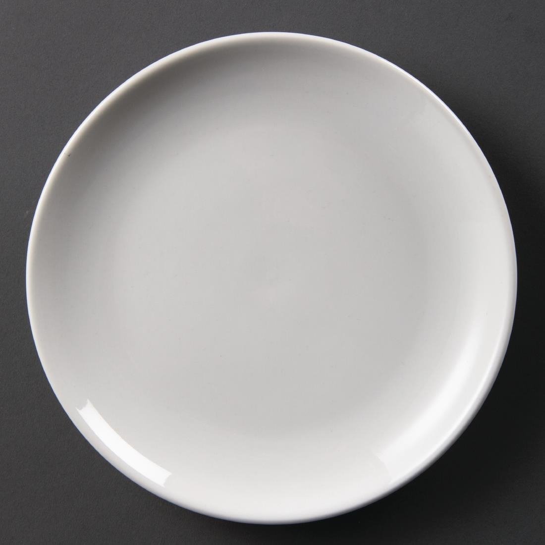 Olympia Whiteware Coupe Plate - 20cm 8" (Box 12) U077 - Whisk Hospitality - U077