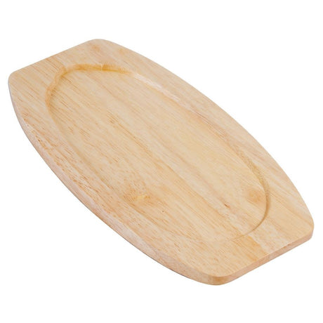Olympia Light Wooden Base for Sizzle Platter GG133 GG135 - Whisk Hospitality - GG135