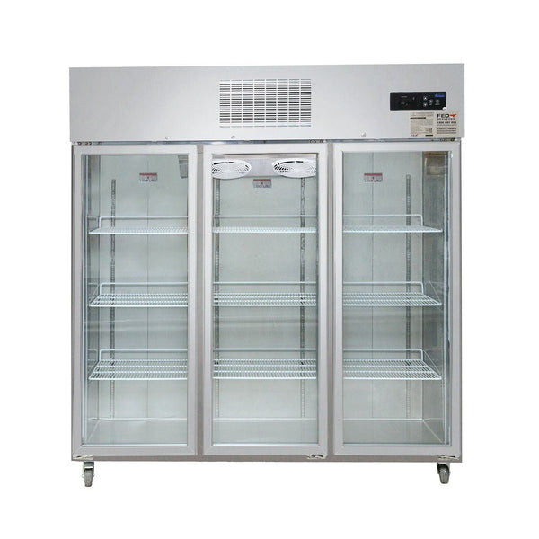 Thermaster Three Door Upright Display Freezer - SUFG1500 - Whisk Hospitality - SUFG1500