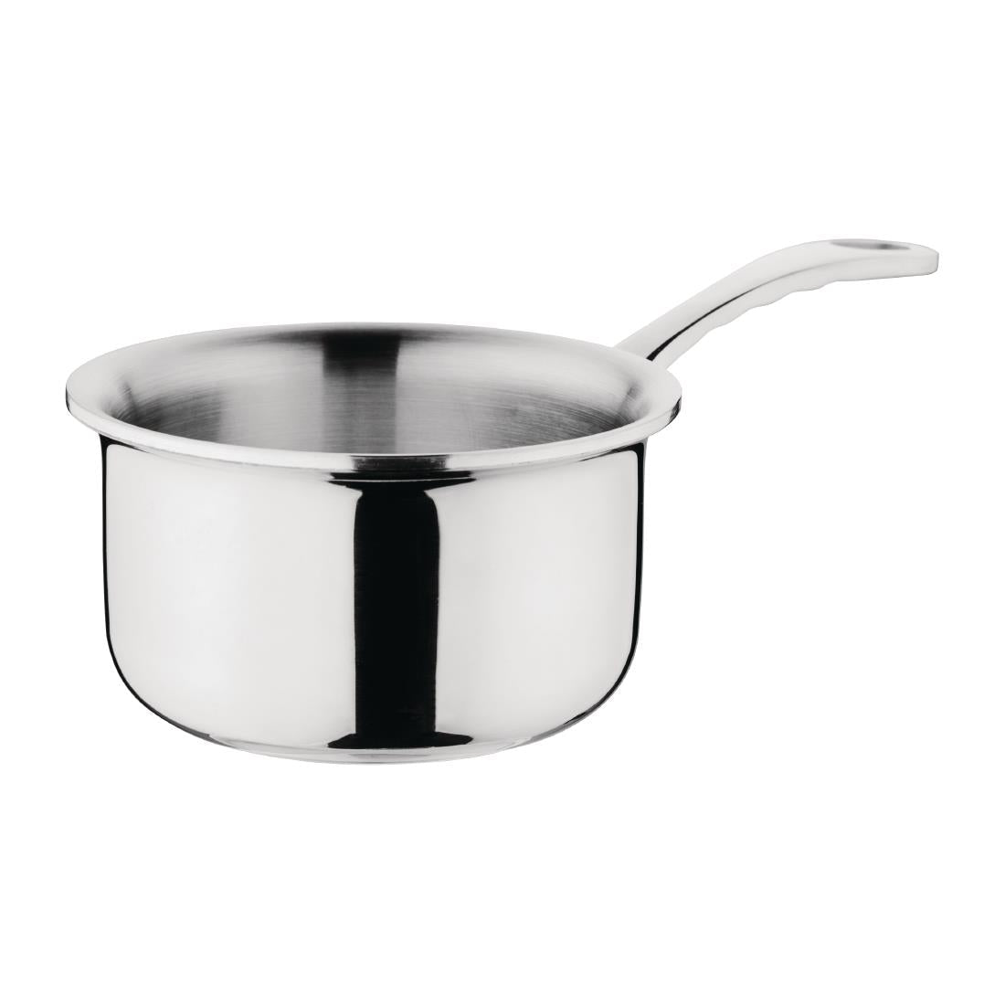 Vogue Tri Wall Mini Saucepan 90mm ; 0.33L GG025 - Whisk Hospitality - GG025