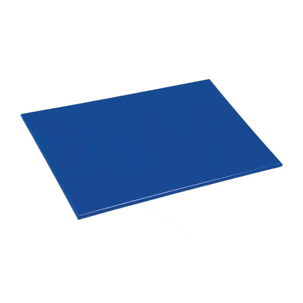 Hygiplas Antibacterial Low Density Chopping Board Blue - 450x300x10mm HC856 - Whisk Hospitality - HC856