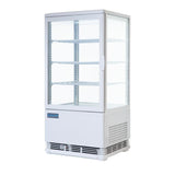 Polar C - Series Energy Efficient Curved Door Display Fridge White - 86Ltr CX576 - A - Whisk Hospitality - CX576-A