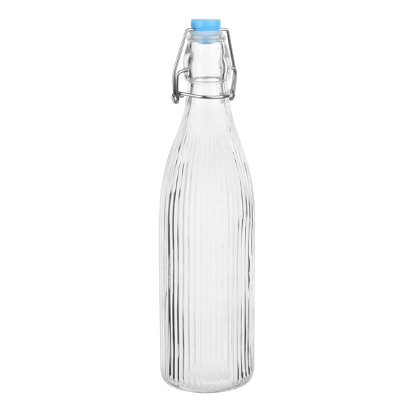 Olympia Ridged Swing Top Water Bottle - 500ml (Box 6) HW794 - Whisk Hospitality - HW794