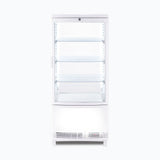 Bromic Countertop Fridge - 80L - 1 Door - Curved Glass - White - Whisk Hospitality - CT0080G4WC-NR