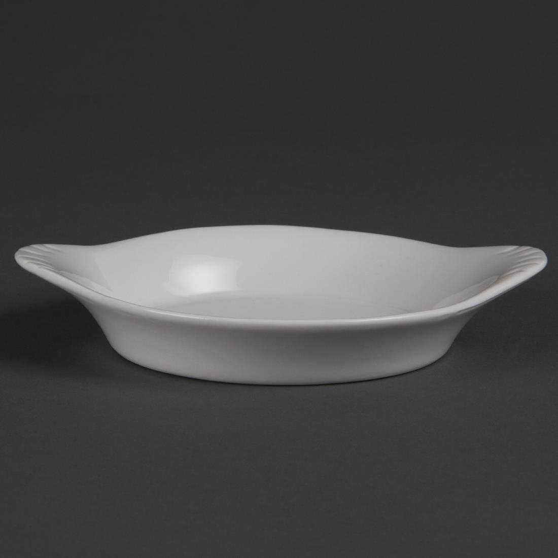 Olympia Whiteware Round Eared Dish 13cm 5" (Box 6) W443 - Whisk Hospitality - W443