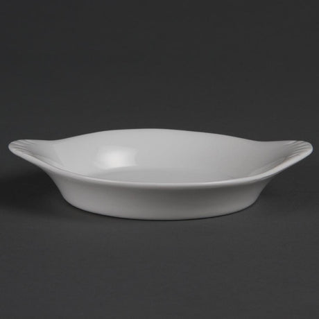Olympia Whiteware Round Eared Dish 13cm 5" (Box 6) W443 - Whisk Hospitality - W443