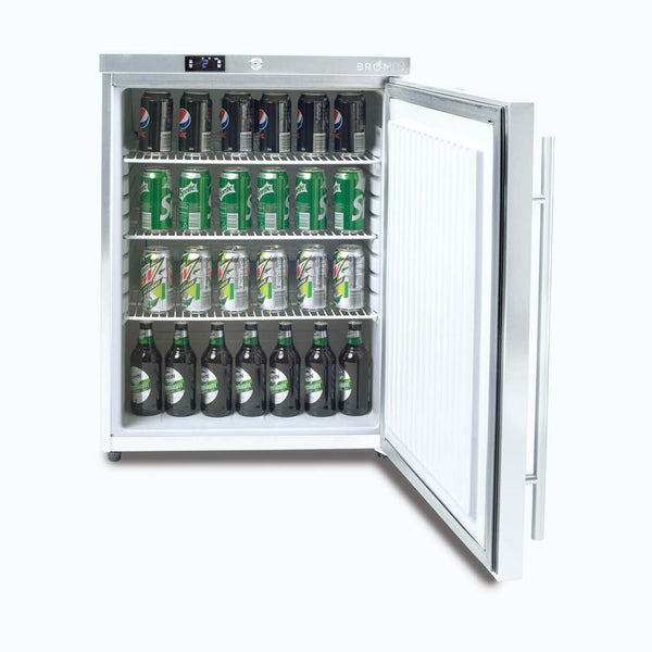 Bromic Under Bench Fridge - 138L - 1 Door - Stainless Steel - Whisk Hospitality - UBC0140SD-NR