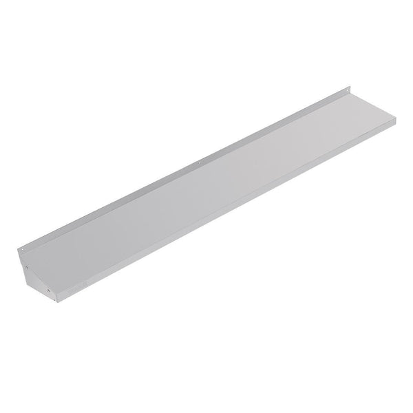 Vogue Wall Shelf with Brackets St/St - 1800x300mm Y753 - Whisk Hospitality - Y753