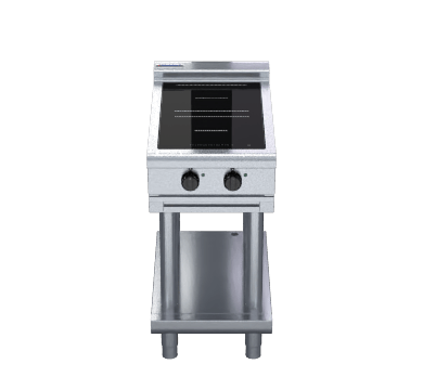 Waldorf 800 Series Inl8200R5 Ls 450Mm Electric Induction Cooktop Low Back Version Leg Stand - Whisk Hospitality - INL8200R5-LS