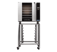 Turbofan E32T42C 2 X E32T4 Electric Convection Ovens Double Stacked Castor Base Stand - Whisk Hospitality - E32T4/2C