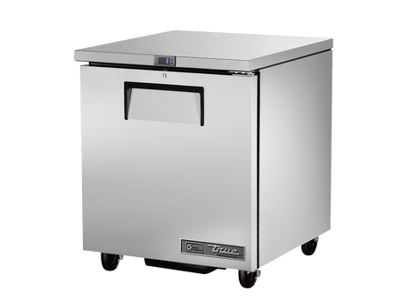 True Refrigeration Undercounter Foodservice Refrigerator, 1 Solid Swing Door - TUC - 27 - HC - Whisk Hospitality - TUC-27-HC