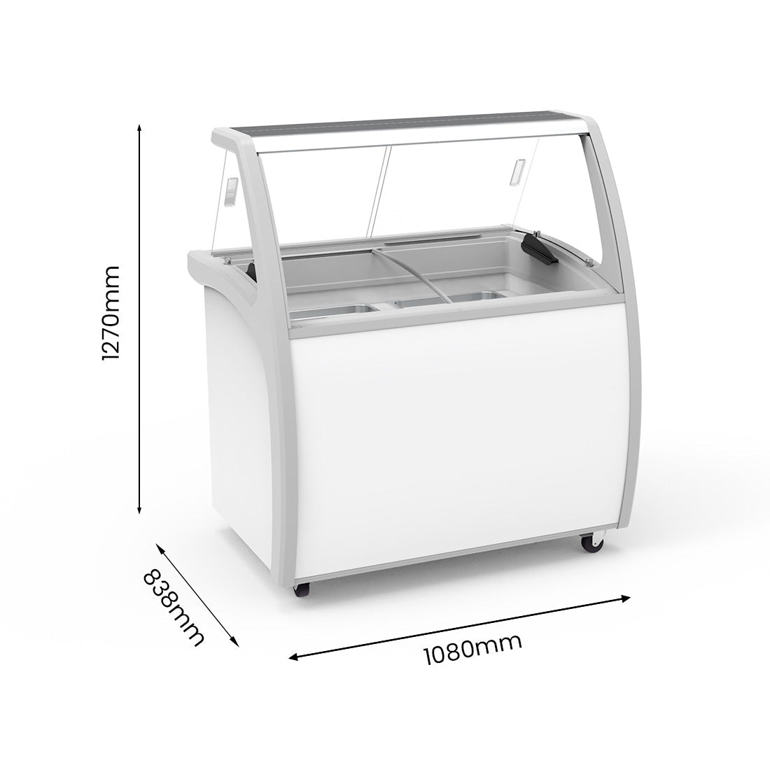 Thermaster 300L Gelato Display - SD - 325P - Whisk Hospitality - SD-325P