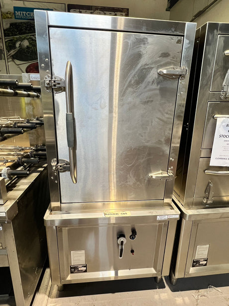 Oxford FSGS-1 Single Door Natural Gas Steamer - Whisk Hospitality - 3PA-7767-FSGS-1