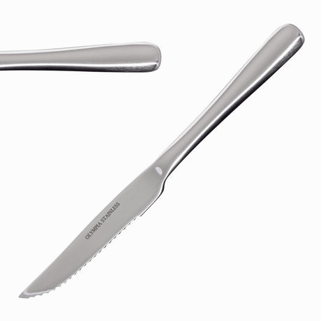 Olympia Buckingham Steak Knife St/St (Box 12) HC538 - Whisk Hospitality - HC538