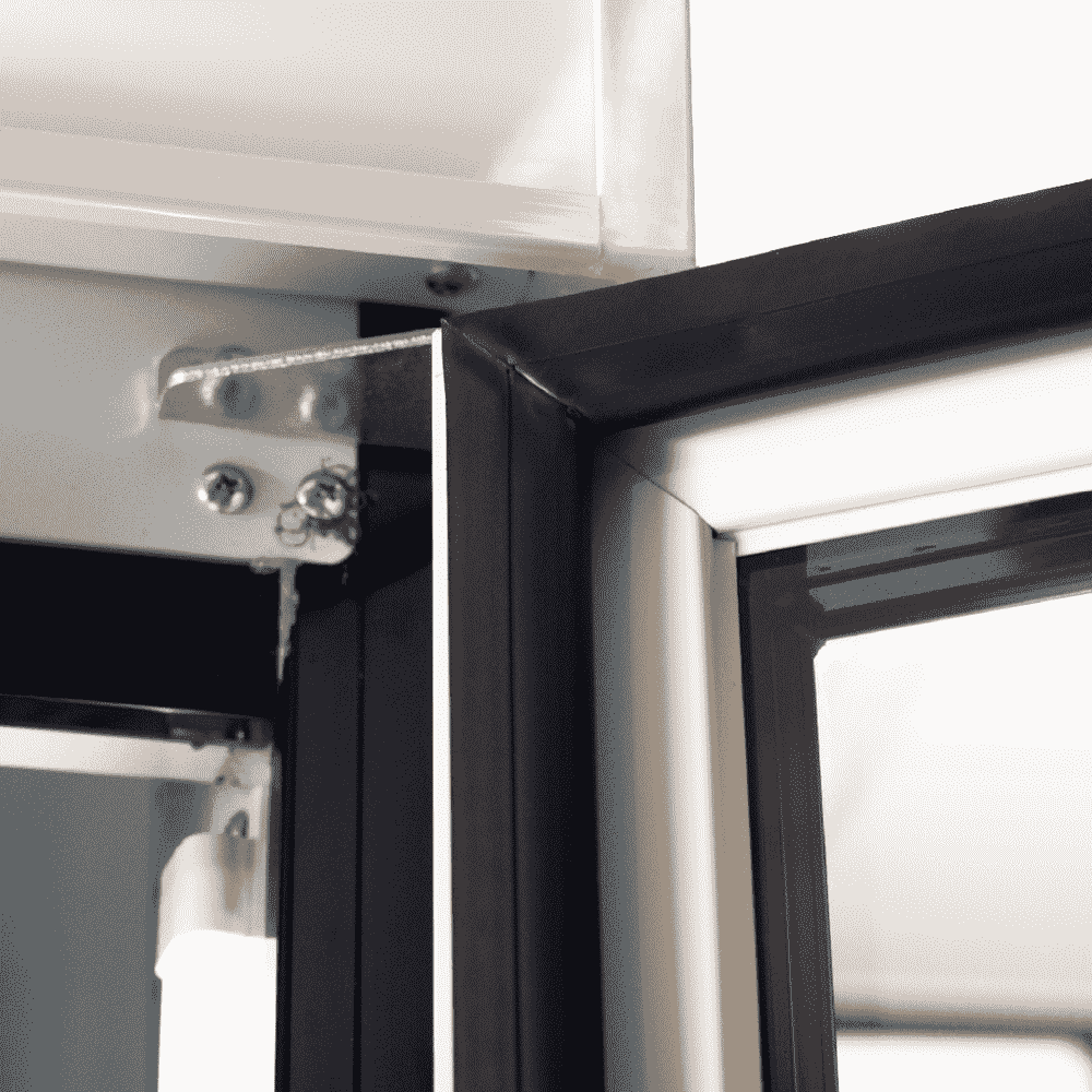 Bromic Upright Display Fridge - 960L - 2 Doors - Flat Glass - Cassette - White - Whisk Hospitality - GM1000LWCAS