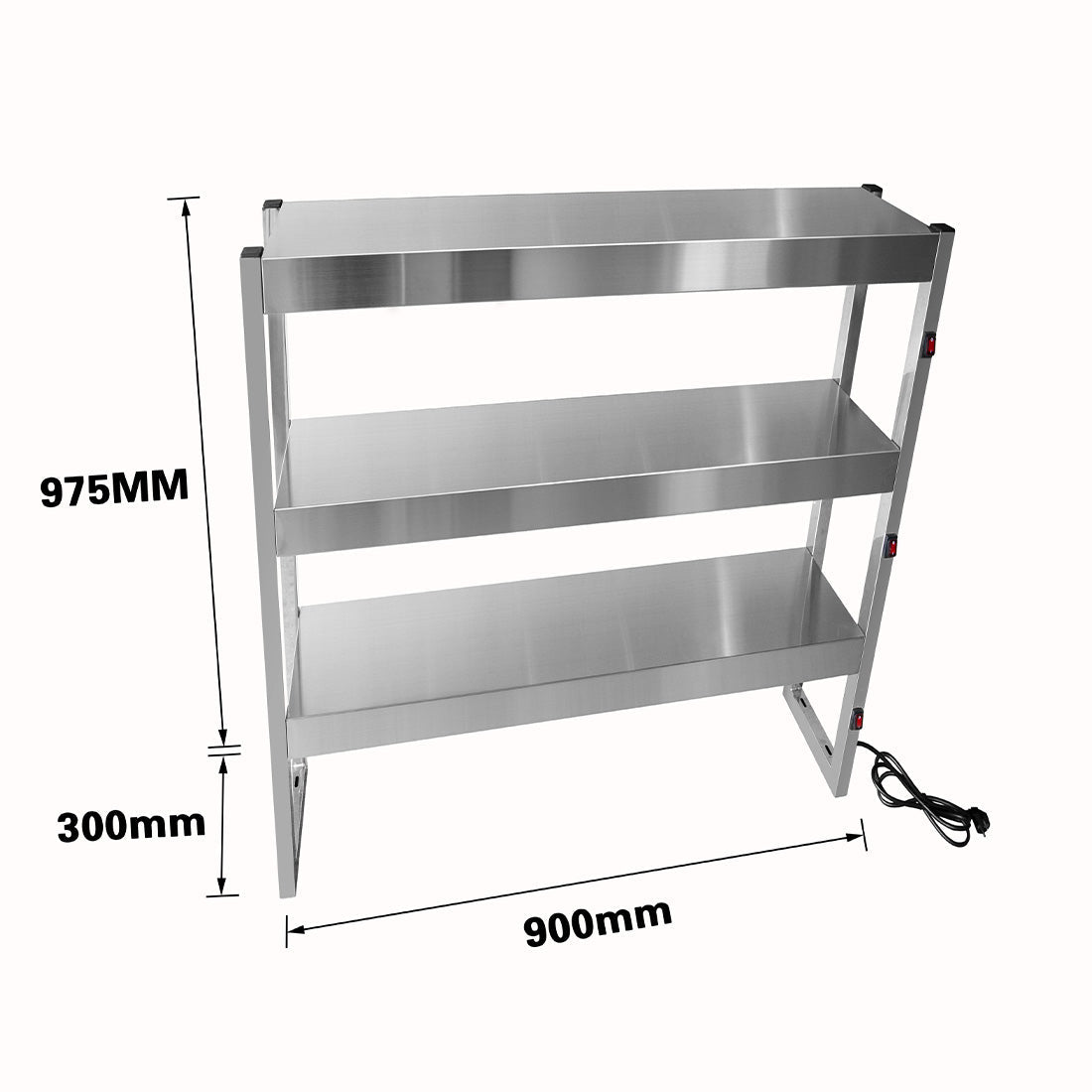 Benchstar Commercial Food Warmer with 6 Lamps – FW6L - 093 - Whisk Hospitality - FW6L-093