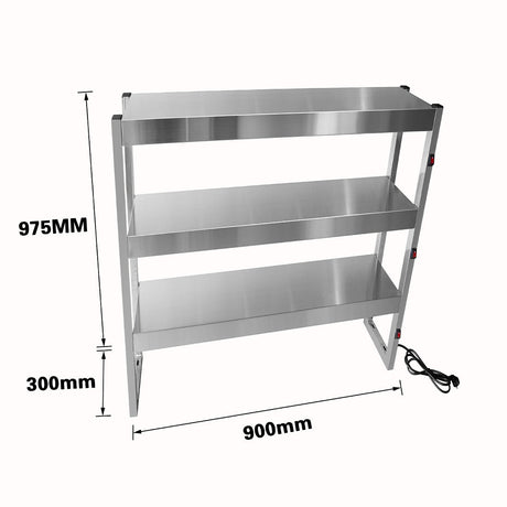 Benchstar Commercial Food Warmer with 6 Lamps – FW6L - 093 - Whisk Hospitality - FW6L-093