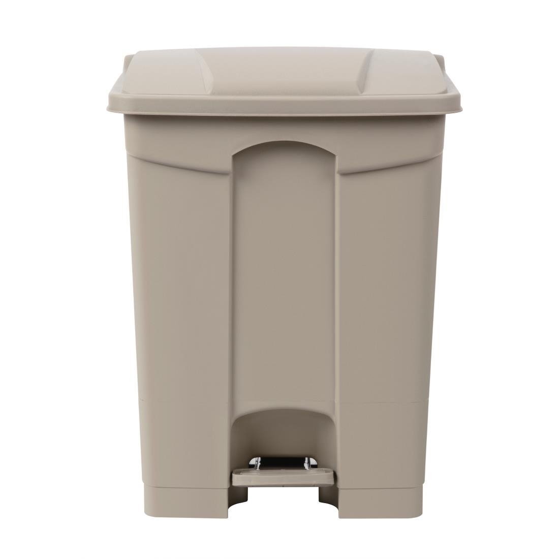 Jantex Step on Bin Beige - 65Ltr GH638 - Whisk Hospitality - GH638