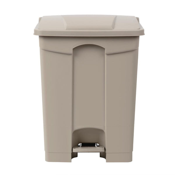 Jantex Step on Bin Beige - 65Ltr GH638 - Whisk Hospitality - GH638