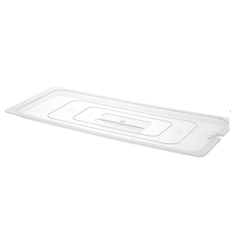 Gastronorme Pan Lid - PolyCarbonate - Notched - 1/1 - Clear - Whisk Hospitality - 398758